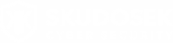 logo skudosek bianco