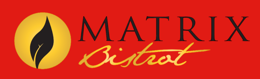 logo matrix con sfondo colorato